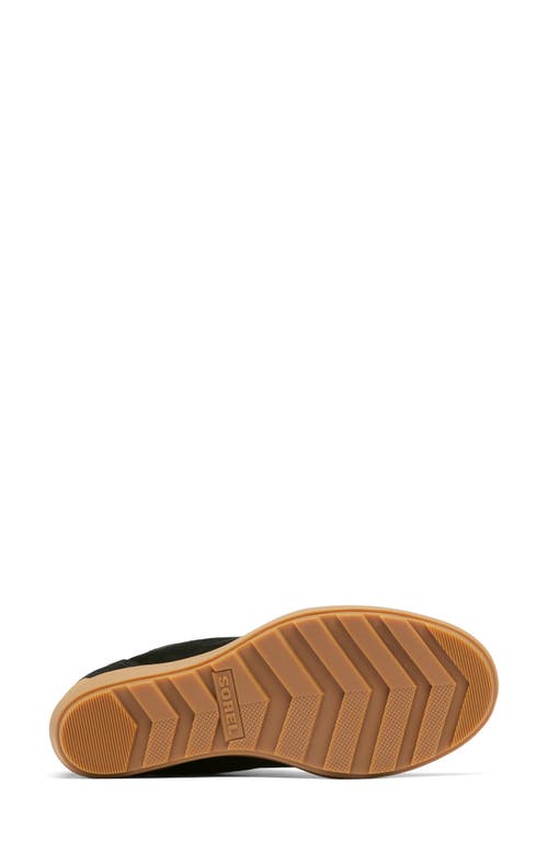 Sorel Evie Ii Waterproof Wedge Bootie In Black/gum 2