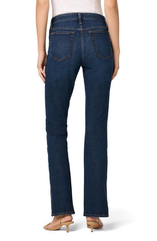 Shop Joe's High Waist Curvy Split Hem Bootcut Jeans In Electra