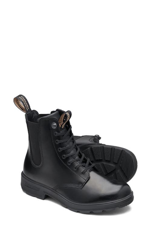 Blundstone Footwear Water Resistant Combat Boot in Black Brush