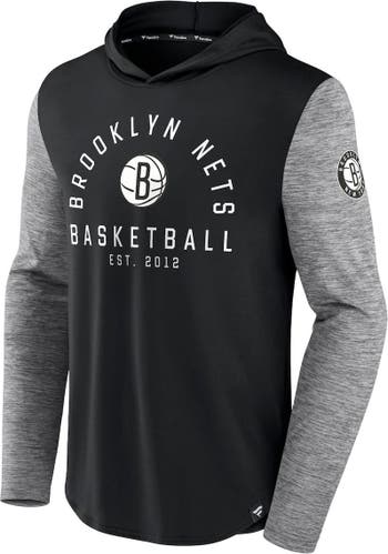 Men's Brooklyn Nets Fanatics Branded Black Primary Team Logo T-Shirt