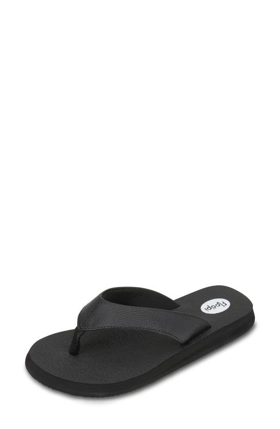 Floopi Charlotte Yoga Mat Flip Flop In Black