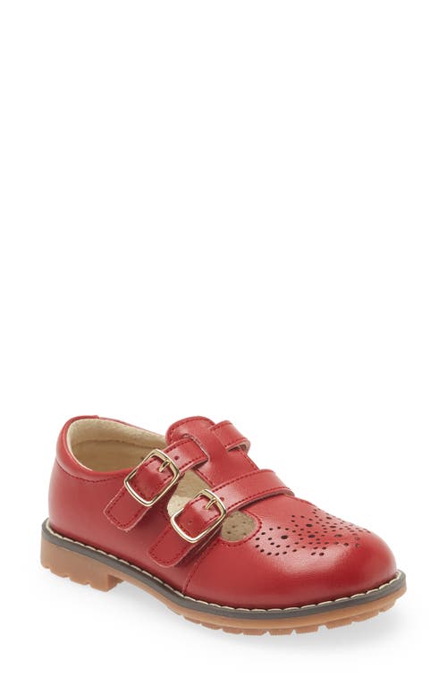 L'AMOUR Beatrix Double T-Strap Shoe in Red at Nordstrom, Size 7 M