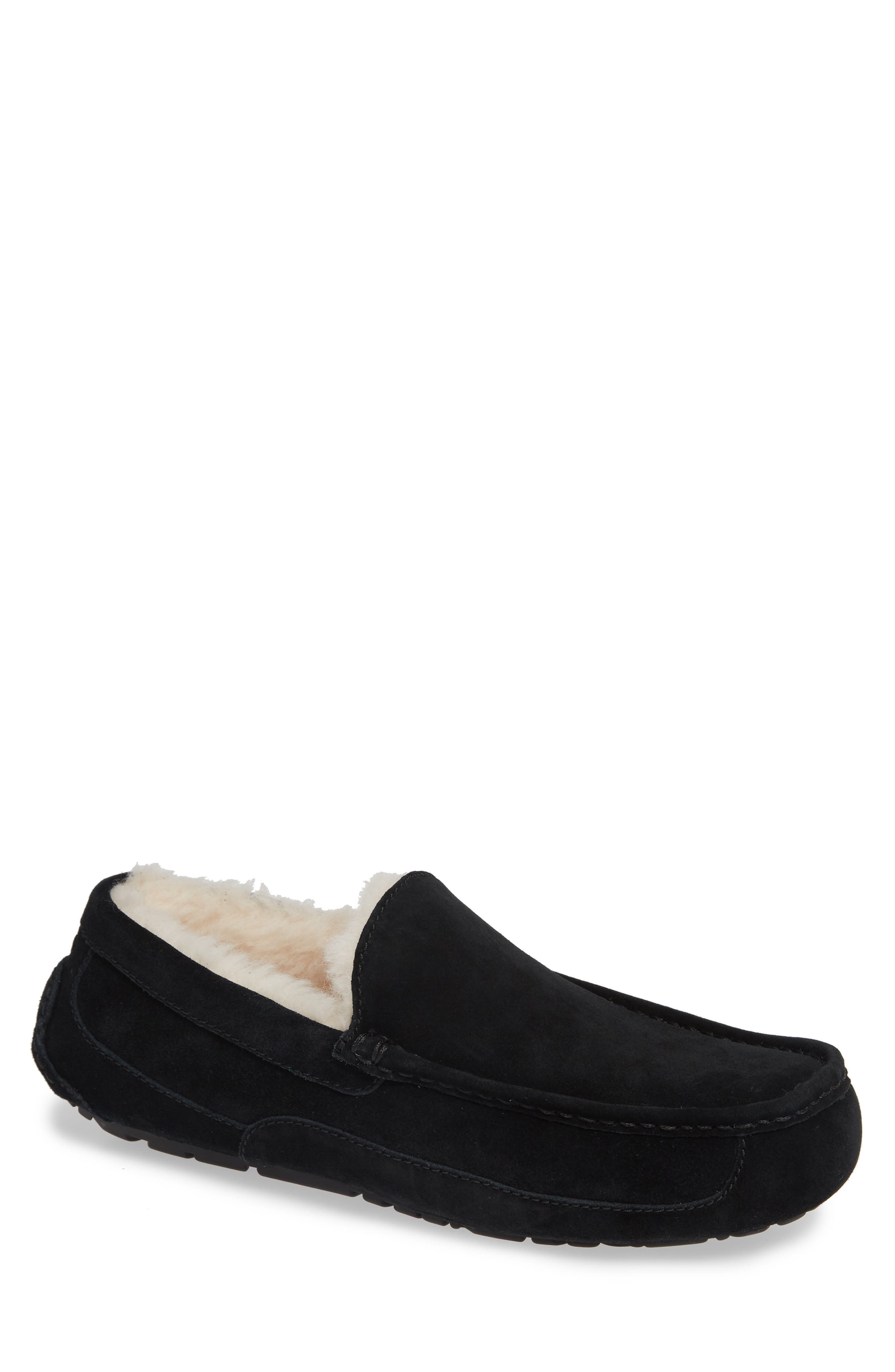 mens black ugg moccasins