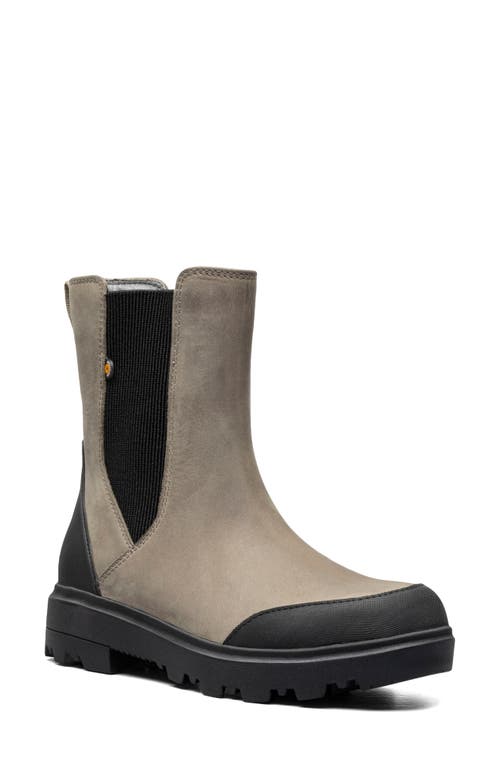 Bogs Holly Waterproof Tall Chelsea Boot in Taupe