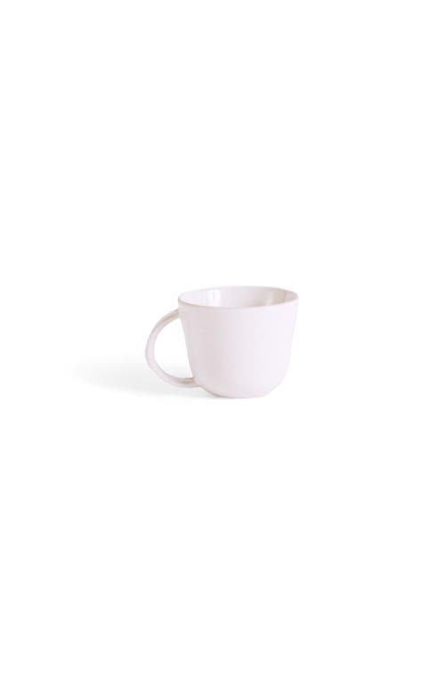 Gharyan Stoneware Tunisian Mugs Set Of 4 In White