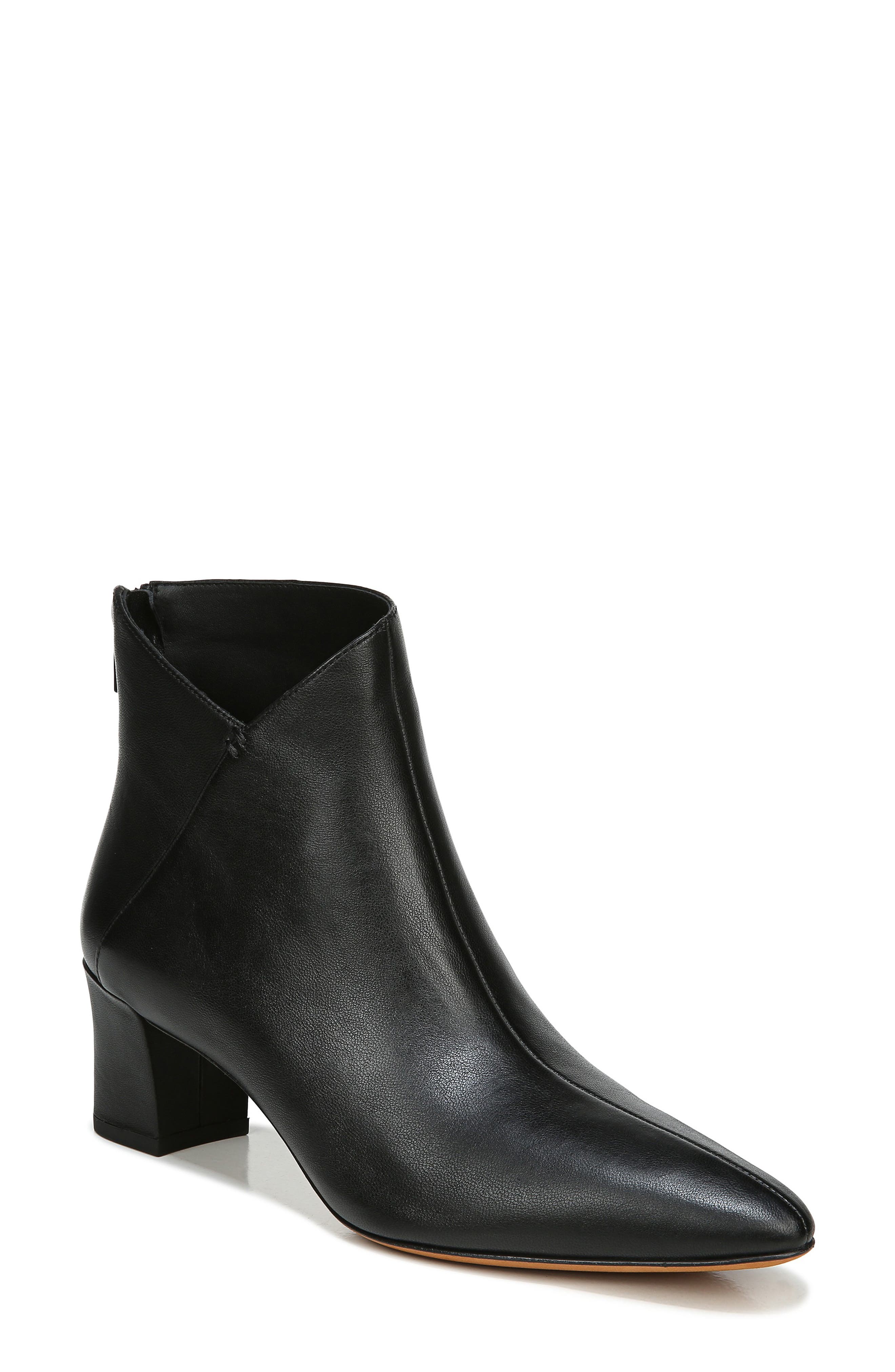 vince black booties