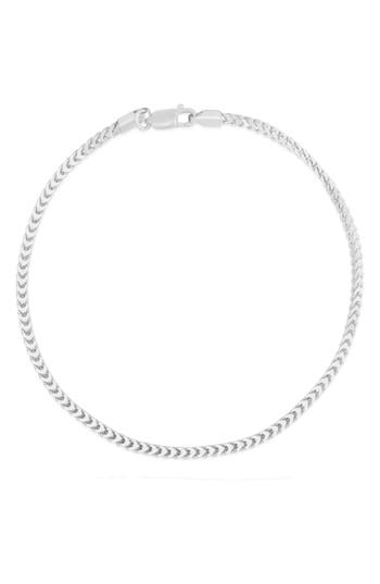 Glaze Jewelry Foxtail Chain Bracelet In Silver