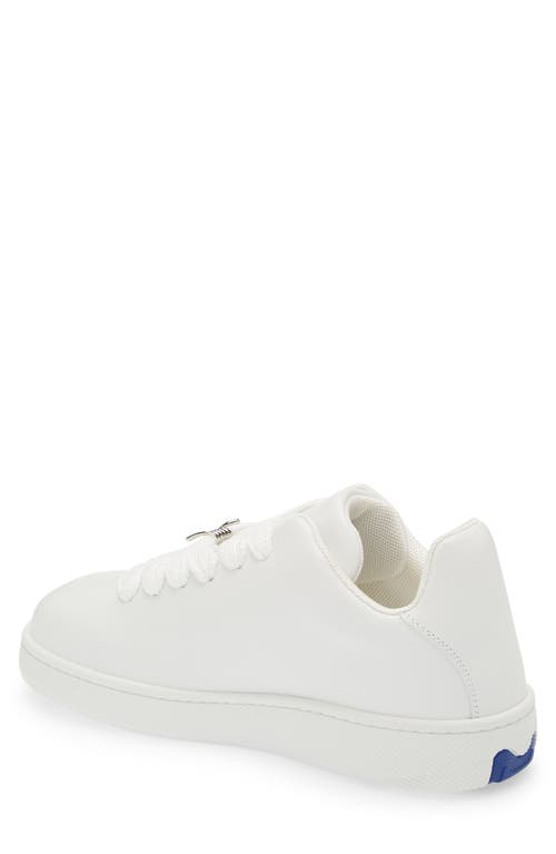 Shop Burberry Box Sneaker In White