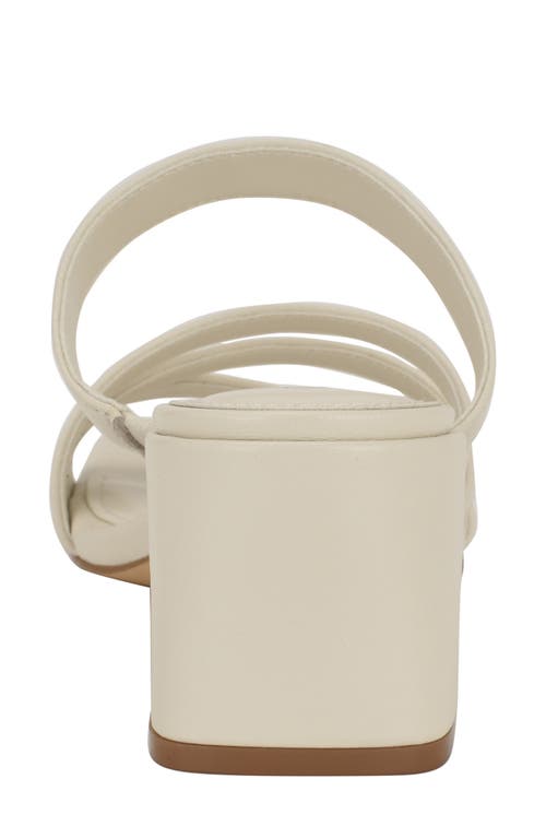 Calvin Klein Pretty Slide Sandal In Ivory