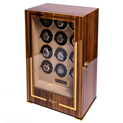 Shop Rapport London Paramount Twelve Watch Winder In Walnut