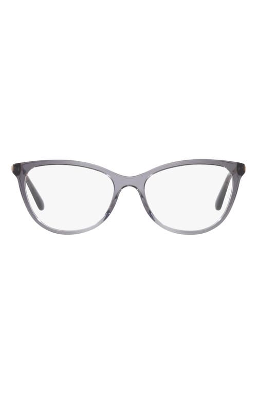 Dolce & Gabbana 54mm Butterfly Optical Glasses in Grey at Nordstrom