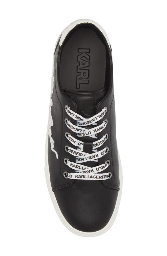 Shop Karl Lagerfeld Paris Cylie Low Top Sneaker In Black