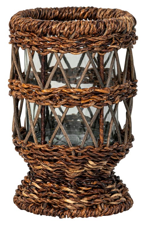 Juliska Devon Willow Medium Hurricane Vase In Brown