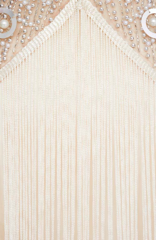 Shop Nasty Gal Embellished Side Cutout Bodysuit In Beige