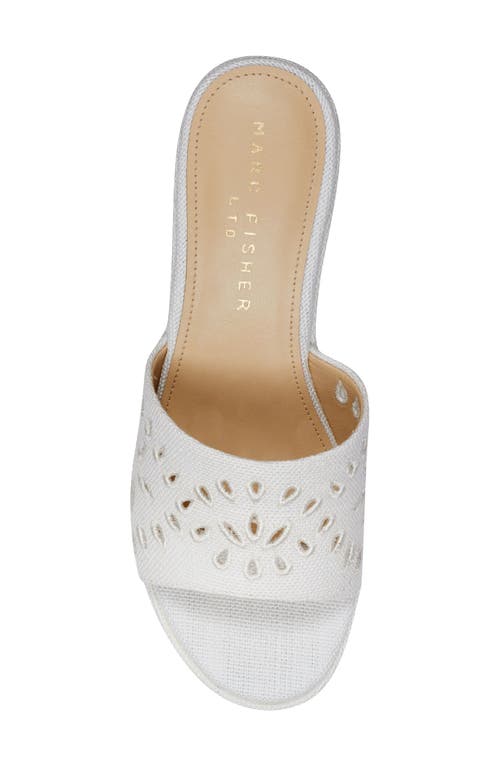 Shop Marc Fisher Ltd Foreva Platform Sandal In Cream