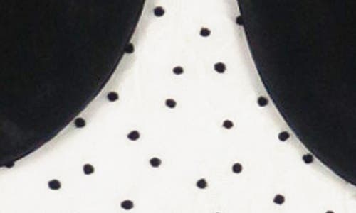 Shop Zunie Kids' Swiss Dot Lace Overlay Party Dress & Velvet Bolero Set In Ivory/black