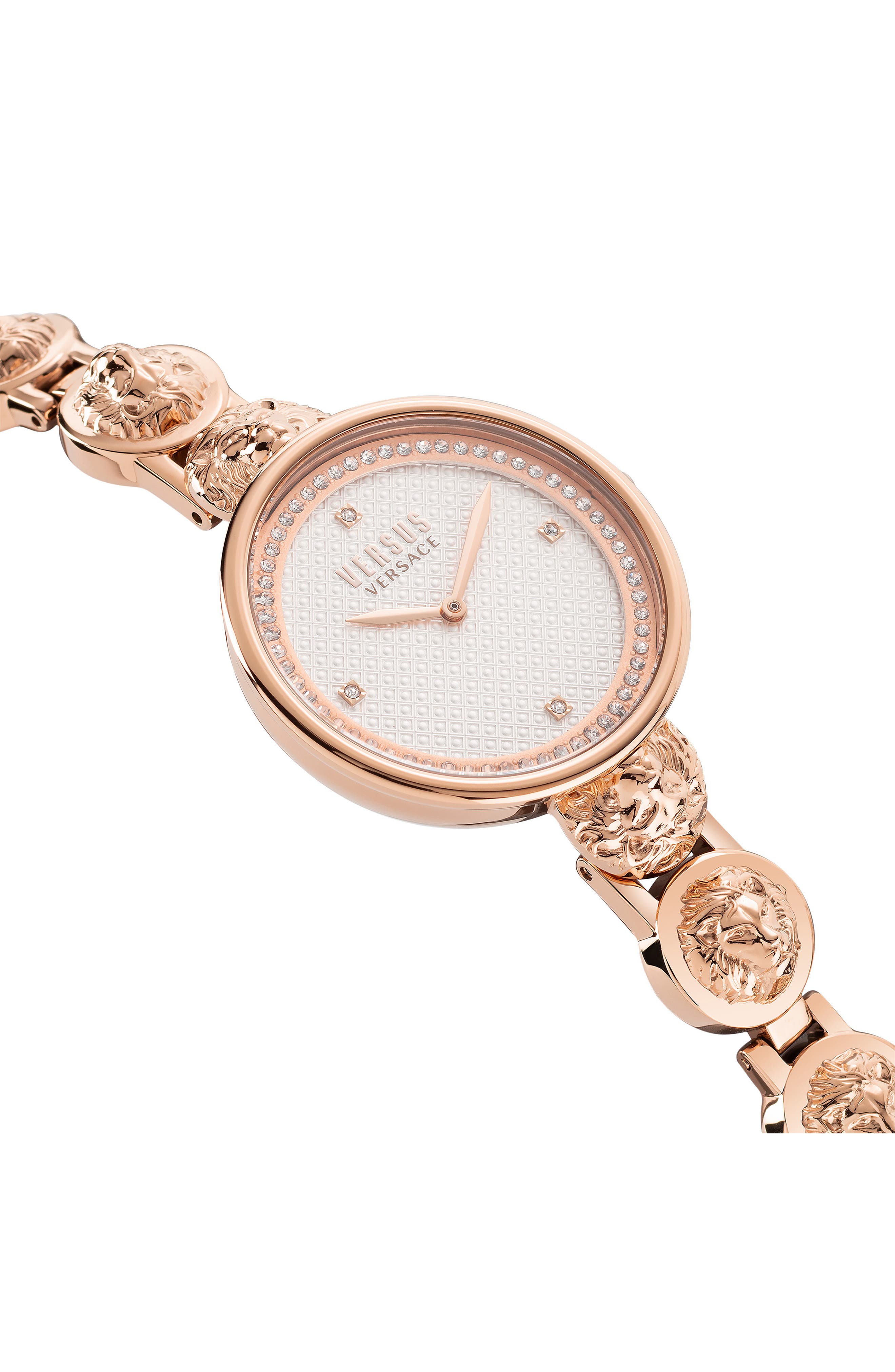 99 以上節約 ヴェルサス ヴェルサーチ メンズ ブレスレット バングル アンクレット アクセサリー South Bay Bracelet Watch 34mm Ip Rose Gold Fucoa Cl