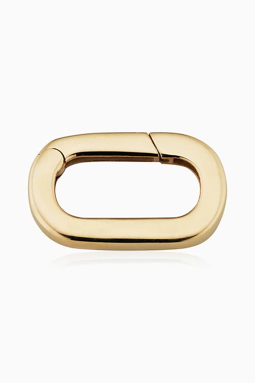Oradina 14k Yellow Gold Connect Me Oval Clasp In Yellow Gold