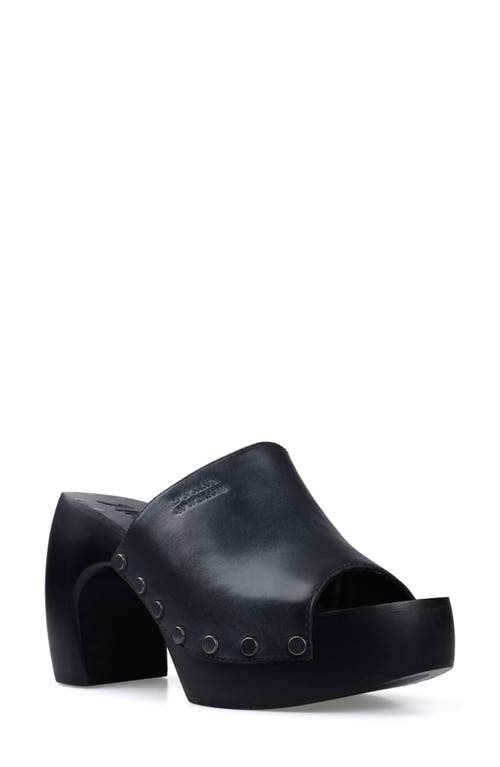 Xyla Platform Sandal in Black