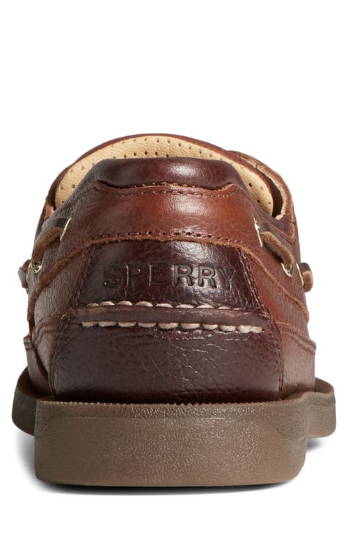 Shop Sperry Gold Mako 2-eye Boat Shoe In Brown