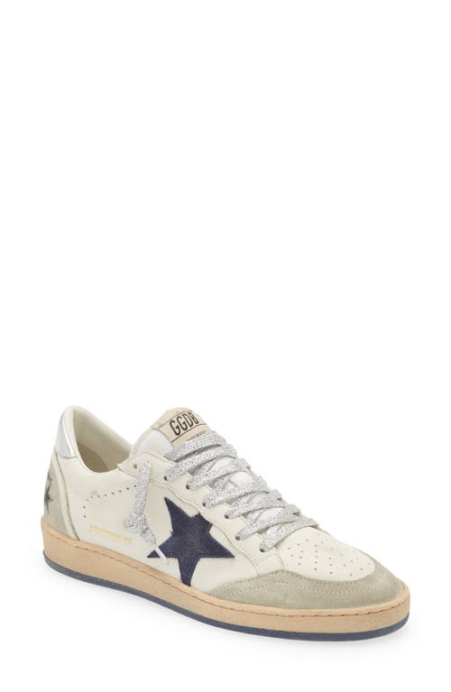 Golden Goose Ball Star Low Top Sneaker White/Ice/Navy at Nordstrom,