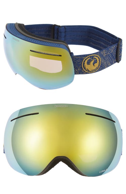 DRAGON XI Frameless Snow Goggles in Golden Palms/Goldion Amber at Nordstrom