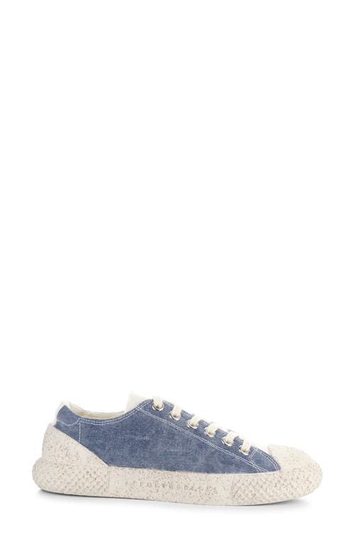 Shop Asportuguesas By Fly London Tree Sneaker In Navy/sky Recycle Cotton