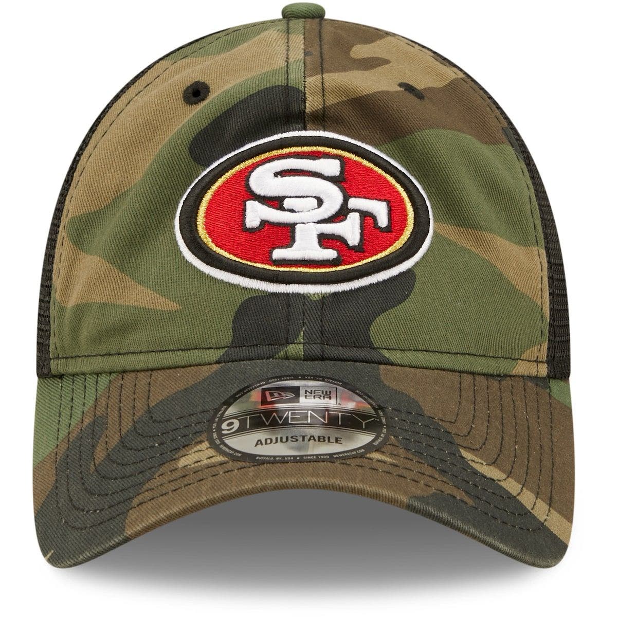 49ers camo trucker hat