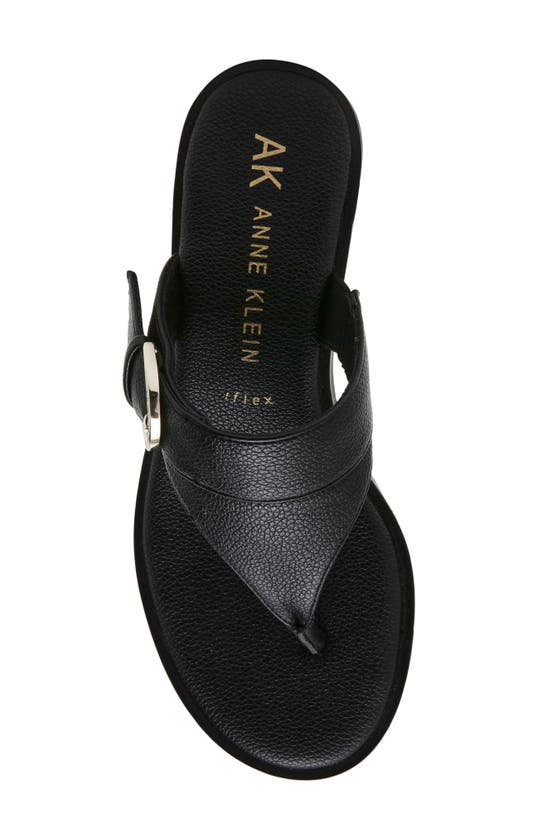 Shop Anne Klein Tamsen Buckle Sandal In Black