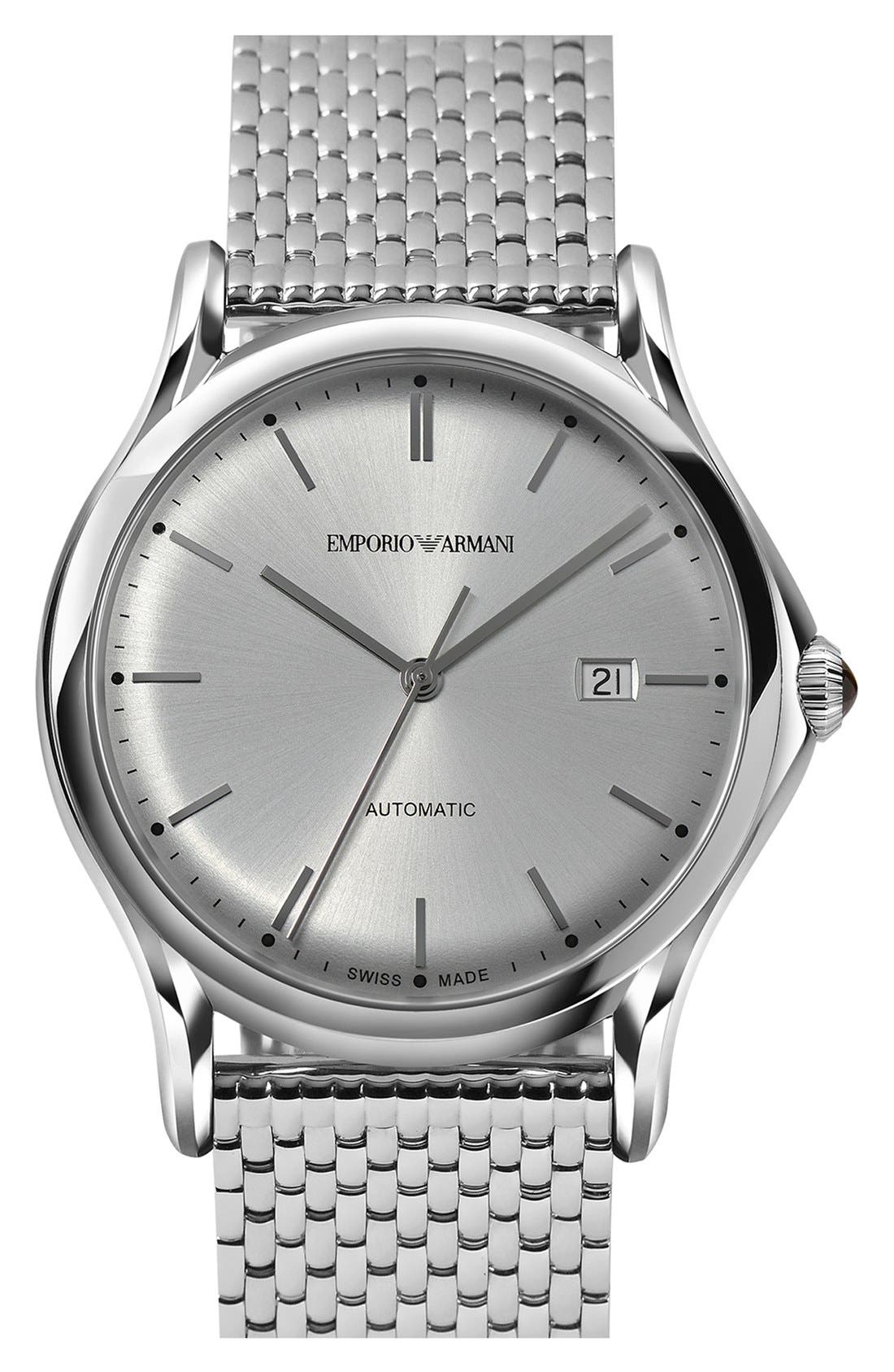 emporio armani swiss made watches automatic