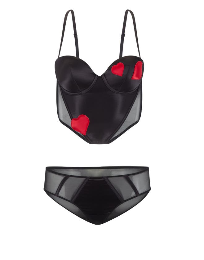 Adore Me Vivi Contour Balconette Bustier In Black