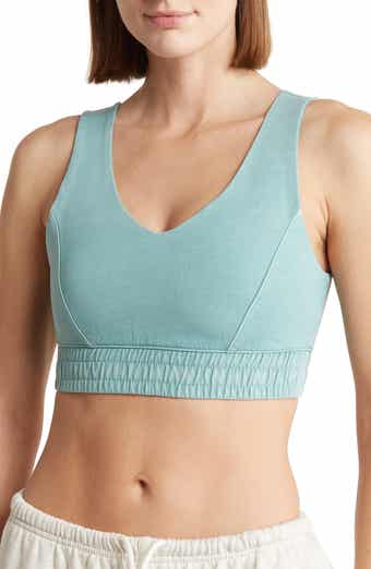 2 Pack 32 Degrees Cool Women's Fitted Seamless Racerback Sports Bra - Bijou  Blue - Small