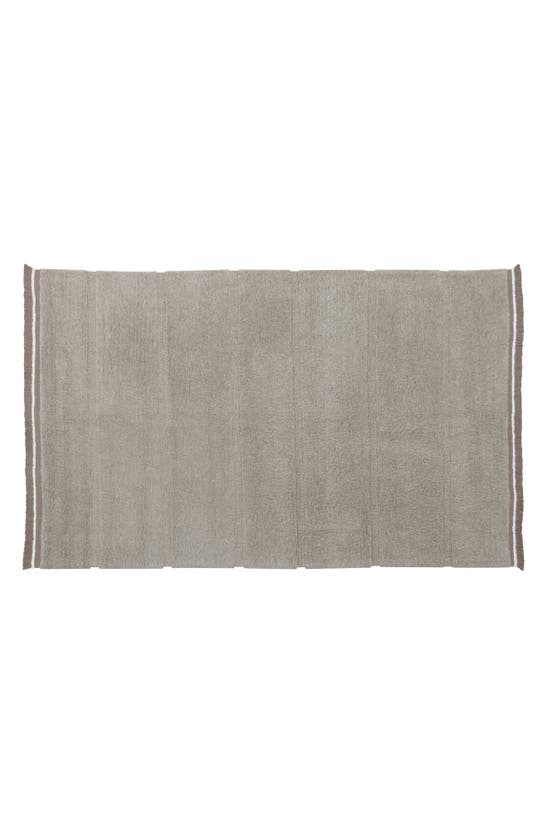 Lorena Canals Steppe Woolable Washable Wool Rug In Grey Tones