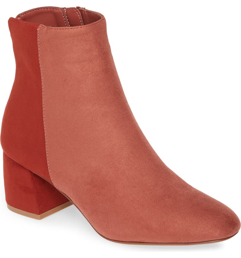CHINESE LAUNDRY Davinna Bootie, Main, color, RHUBARB SUEDE