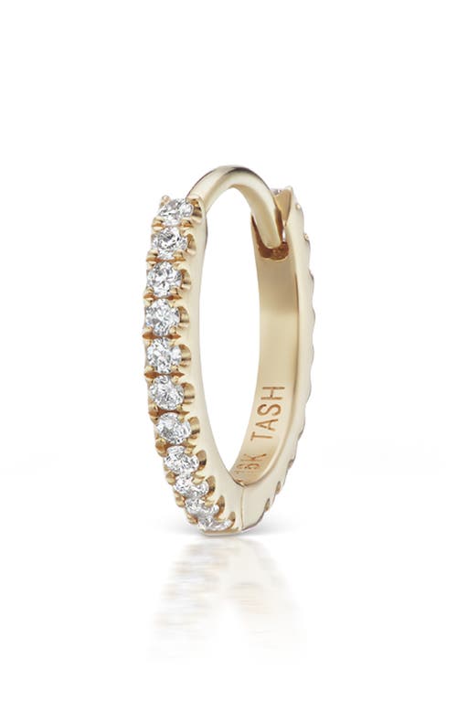 Shop Maria Tash Diamond Eternity Single Clicker Hoop Earring In Yellow Gold/diamond