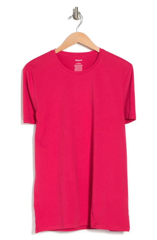 Abound Short Sleeve Crewneck T-shirt In Pink Virtue
