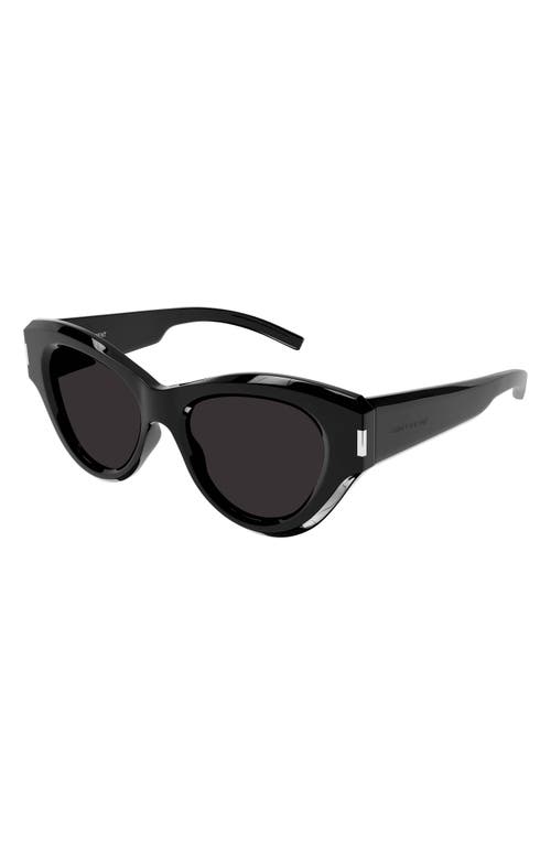 UPC 889652376776 product image for Saint Laurent 51mm Cat Eye Sunglasses in Black at Nordstrom | upcitemdb.com