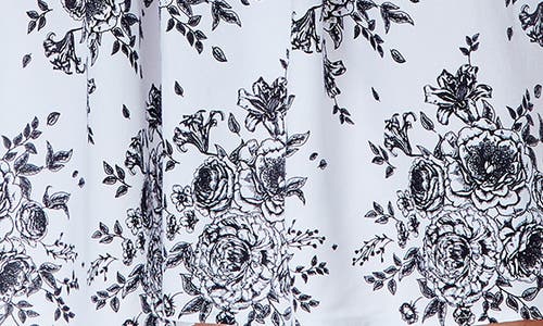 By Design Palmer Smocked Bodice Maxi Dress In Forest Toile
