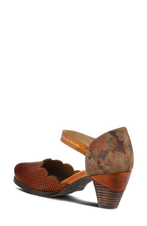 L'artiste By Spring Step L'artiste Parchelle Pump In Camel Leather