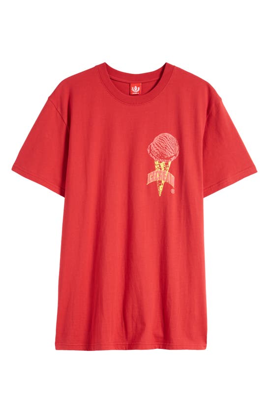 Shop Icecream Out Of This World Cotton Graphic T-shirt In Chili Pepper