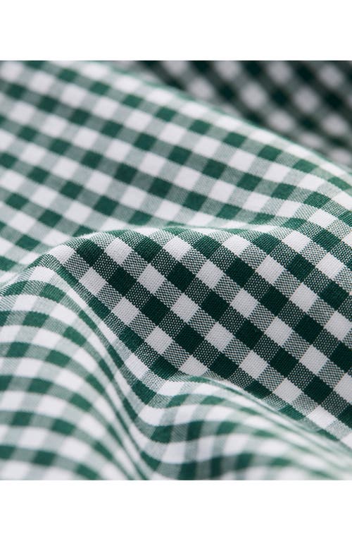 Vineyard Vines Gingham Stretch Cotton Button-down Shirt In Charleston Green Gng