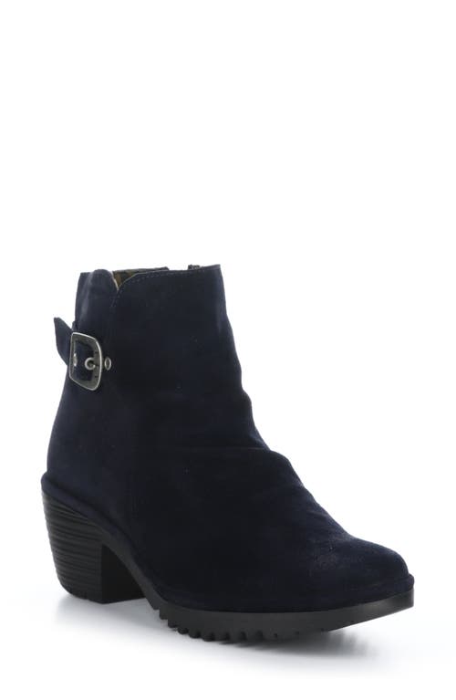 Fly London Wina Bootie 003 Navy Oil Suede at Nordstrom,