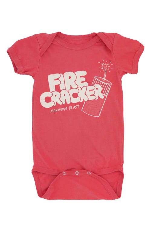 Feather 4 Arrow Fire Cracker Cotton Bodysuit Chili Pepper at Nordstrom,