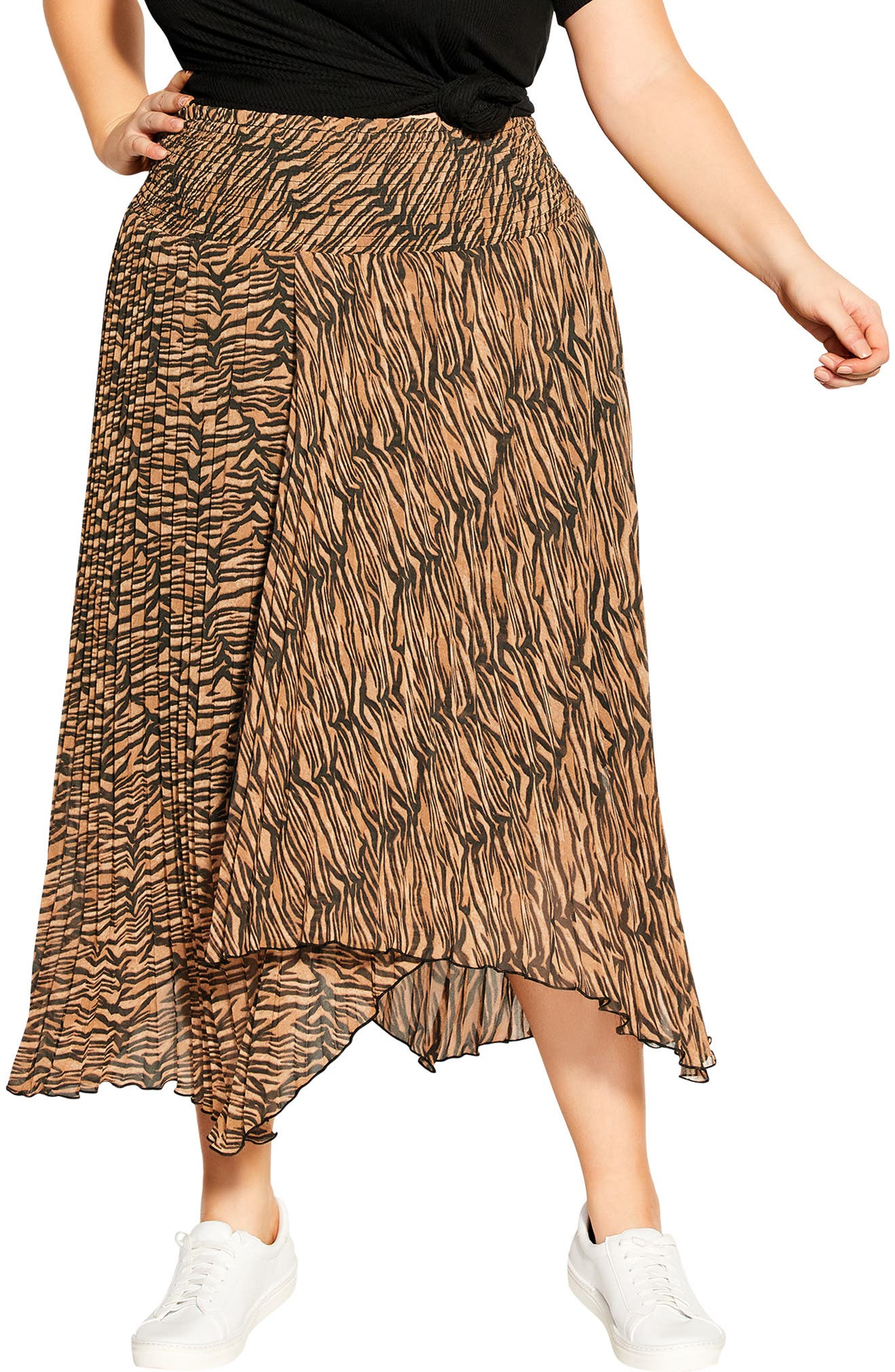 plus size trendy skirts