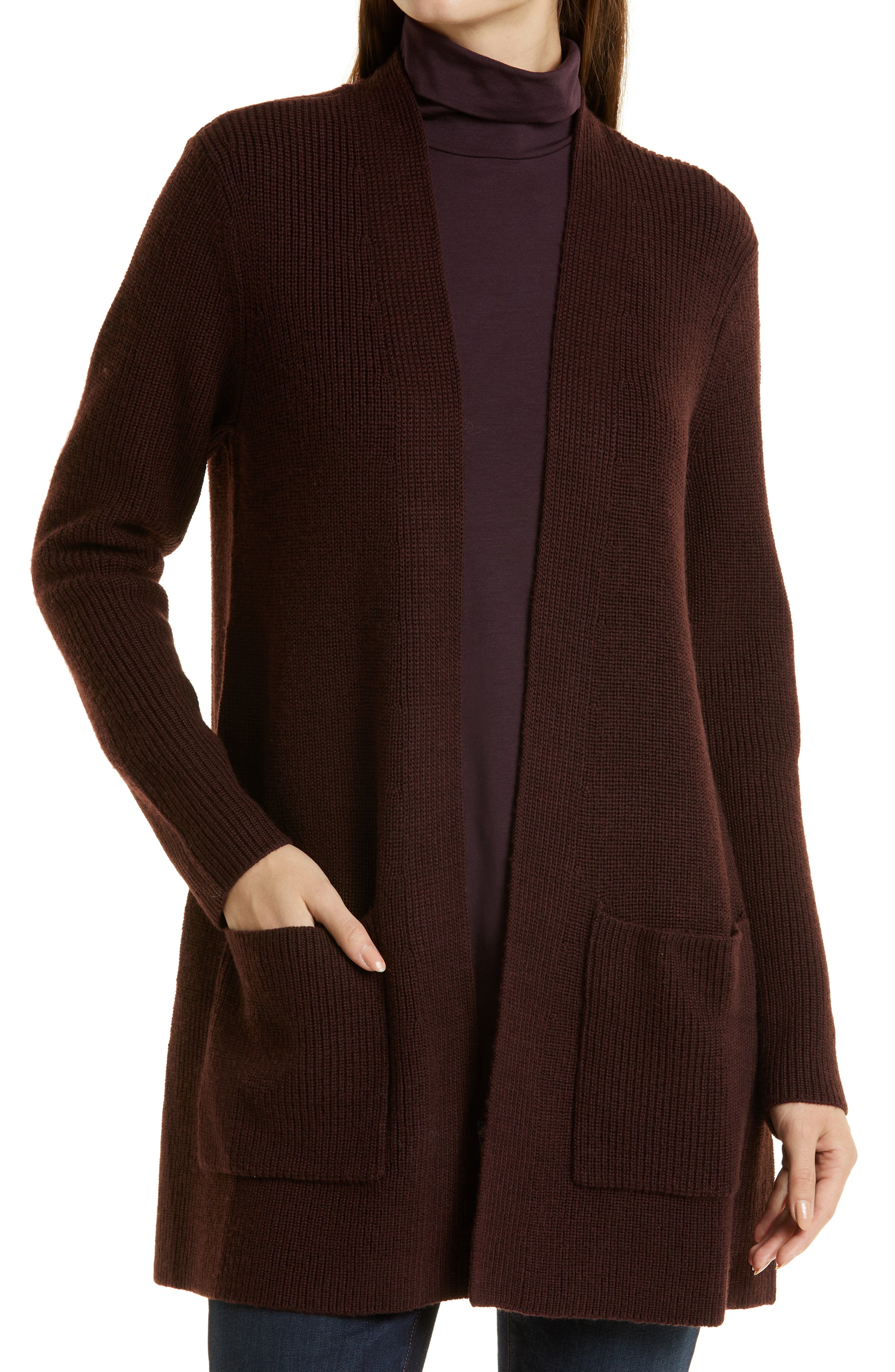 PHELEAD Womens 100% Merino Wool Winter Casual Long Sleeve Knit V-Neck Jumper Sweater Pullover 