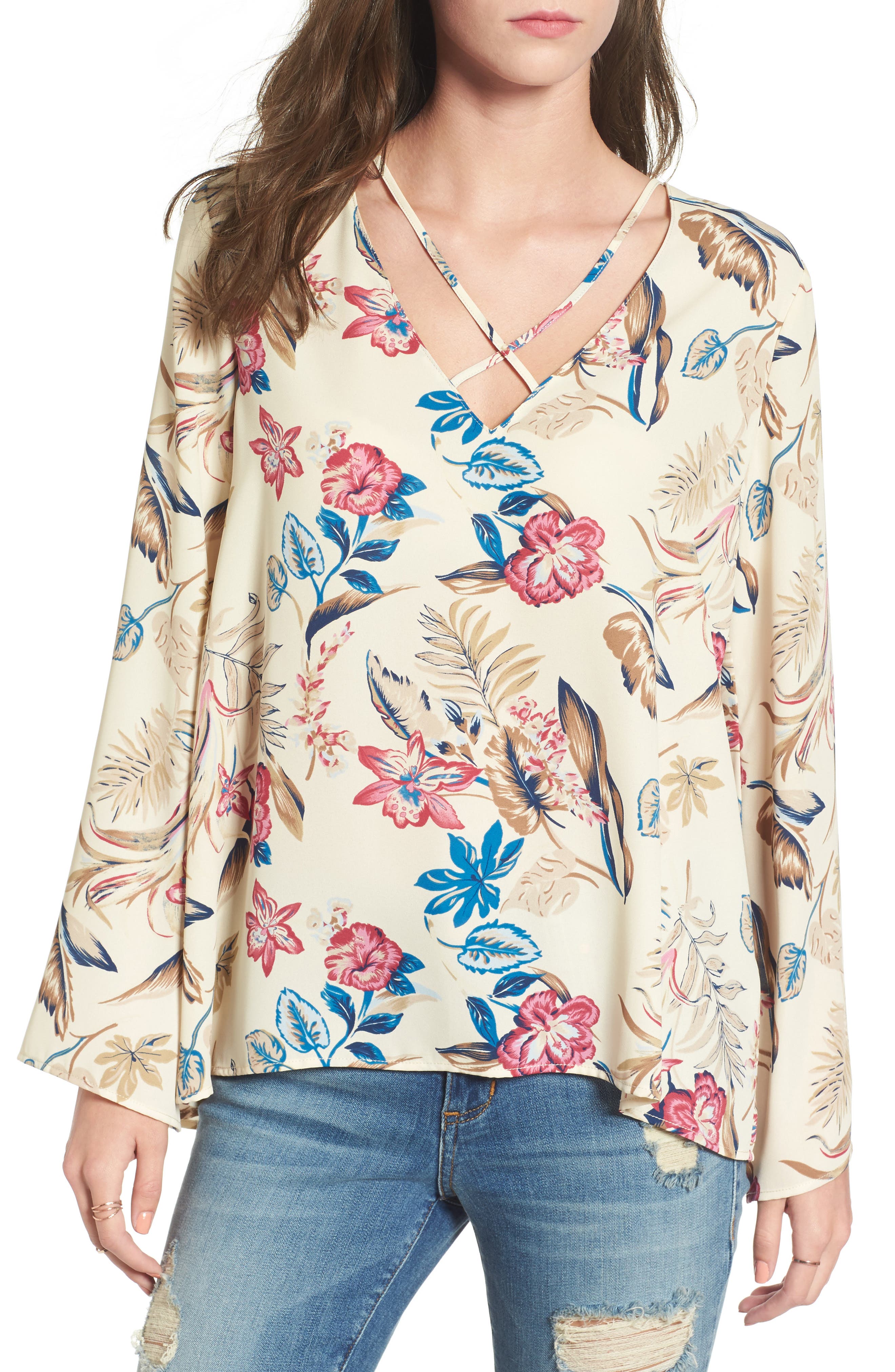 Cross Front Blouse Nordstrom