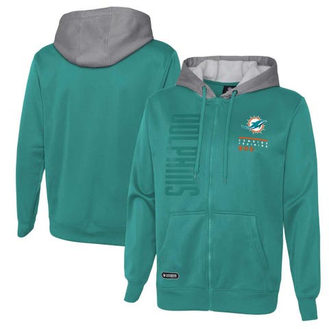 Miami Dolphins Mitchell & Ness Gridiron Classics Allover 3.0 Pullover  Sweatshirt - Aqua