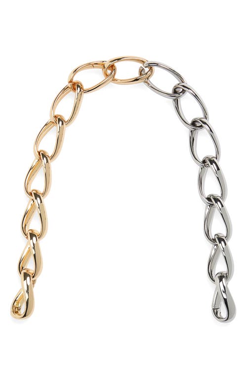 FRAME Chain Link Bag Strap in Gold/Silver Mix