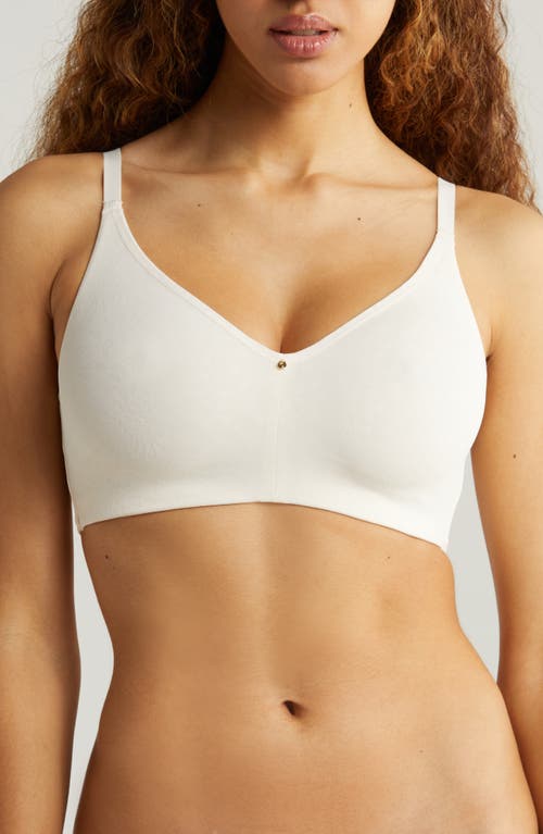 Chantelle Lingerie Comfort Chic Wireless Back Smoothing Bra Talc at Nordstrom,