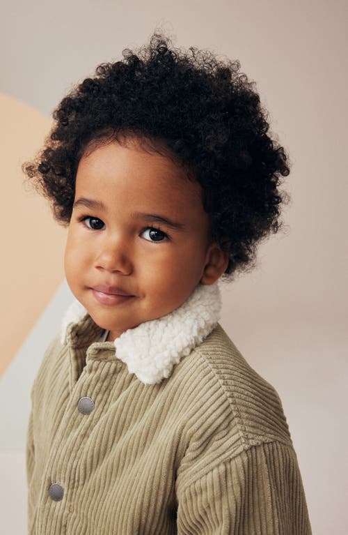 NEXT NEXT KIDS' CORDUROY HIGH PILE FLEECE LINED SHACKET